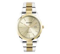 Sekonda Colour Pop Mens 44mm Quartz Watch in Champagne with Analogue Date Display, and Two Tone Stainless Steel Strap 1997.