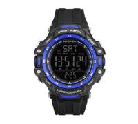 Sekonda Crossfell Men's Digital Black Dial Black Plastic Strap Watch