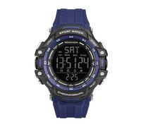 Sekonda Crossfell Digital Men's 53mm Quartz Watch in Black LCD with Digital 100 Year Calendar Display, and Blue Plastic Strap 30164