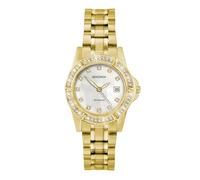 Sekonda Day to Night Ladies 28mm Sienna Watch in Gold with Gold Stainless Steel Bracelet & White Mother of Pearl Dial