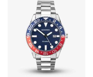 Sekonda Dive Ocean Blue & Red Watch 30196