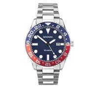Sekonda Dive Oceans Men's Quartz Watch with Analogue Date Display and Stainless Steel Bracelet 43mm