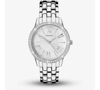 Sekonda Dress Charlotte Silver Stone Set Watch 40348