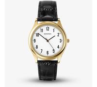Sekonda Mens Gold Plated Black Watch 3623