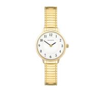 Sekonda Easy Reader Ladies 30mm Quartz Watch in White with Analogue Display, and Gold Stainless Steel Strap 30132