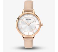 Sekonda Elegance Rose Gold & Cream Strap Watch 2137