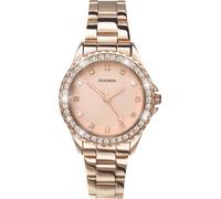 Sekonda Elizabeth 33mm Women's Watch with Stone Set Case Rose Gold Pink Dial