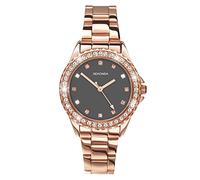 Sekonda Elizabeth Womens Analogue Watch 34mm dial, Alloy Strap | 30 Metres Water Resistance, mineral glass crystal, double lock safety clasp, sunray dial, ion-plated case