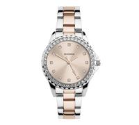 Sekonda Elizabeth Womens Analogue Watch 34mm dial, Alloy Strap | 30 Metres Water Resistance, mineral glass crystal, double lock safety clasp, sunray dial, ion-plated case