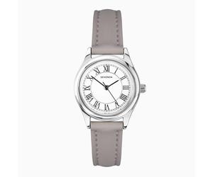 Sekonda Evans Ladies Watch | Silver Case and Grey Leather Strap | 40730