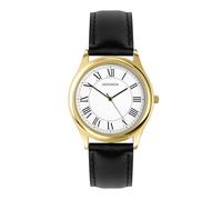 Sekonda Evans Mens Analogue Watch 38mm dial Gold Leather Upper Strap