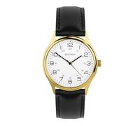 Sekonda Evans Mens Analogue Watch 38mm Gold Leather Upper Strap