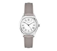 Sekonda Ladies Classic Evans White Dial Grey Leather Strap Watch 40730