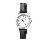 Sekonda Evans Womens Analogue Watch 25mm dial Silver Leather Upper Strap