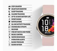 Sekonda Flex Unisex Smart Watch with Silver Case Model 40449 RRP £74.99