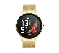 Sekonda Flex Womens Smartwatch 42mm Gold Stainless Steel Mesh | Water Resistance IP67, mineral glass crystal, ion-plated case