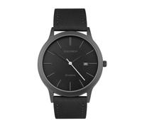 Sekonda Gents Bergen Black Dial Black Leather Strap Watch