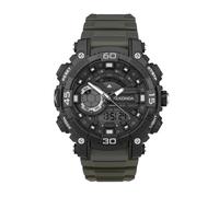 Sekonda Gents Malvern Grey Dial Digital Grey Plastic Strap Watch