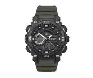 Sekonda Gents Malvern Grey Dial Digital Grey Plastic Strap Watch