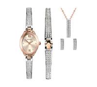 Sekonda Gift Set Womens 19mm Quartz Watch in Rose with Analogue Display, and Silver Ionic Plated Strap 2924G