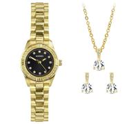 Sekonda Gold Watch, Necklace and Earring Gift Set