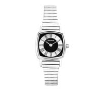 Sekonda Heritage Ladies 22mm Quartz Watch in Black with Analogue Display, and Silver Stainless Steel Strap 40359