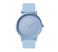 Sekonda in Colour Ladies 34mm Quartz Watch in Blue with Analogue Display, and Blue Silicone Strap 40393.