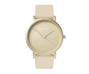 Sekonda in Colour Ladies 34mm Quartz Watch in Brown with Analogue Display, and Brown Silicone Strap 40396