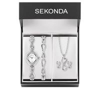Sekonda Infinity Gift Set 49056 - Woman - 18 mm - Analogue - Quartz - Mineral Glass Silver 6 mm