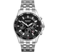 Sekonda Jenson Mens 44mm Chronograph Quartz Watch with Stainless Steel Bracelet Date Window 50m Water Resistant
