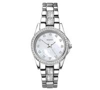 Sekonda Joanne Women's Silver Plated Stone Set Bracelet Watch