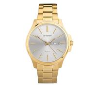 Sekonda Jones Classic Men's 40mm Quartz Watch in Silver with Analogue Day/Date Display, and Gold Stainless Steel Strap 30154