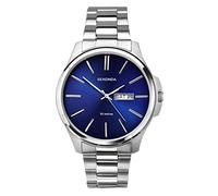 Sekonda Men's Jones Silver Stainless Steel Bracelet with Blue Dial Watch Silver