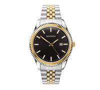 Sekonda King Classic Mens 40mm Quartz Watch in Black with Analogue Date Display, and Two-Tone Stainless Steel Strap 1836