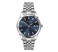 Sekonda King Men's Blue Dial Silver Tone Stainless Steel Bracelet Watch