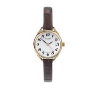 Sekonda Ladies 28mm Classic Harley Brown Leather Strap Watch 4701