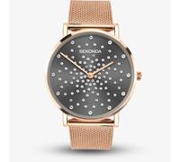 Sekonda Ladies Celeste Rose Gold Plated Grey Dial Watch 40029