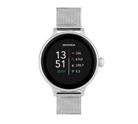 Sekonda Womens Connect 40 mm Smart Watch - Silver Stainless Steel Strap