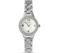 Sekonda Ladies Fashion Bling White Face Silver Bracelet Watch 4297