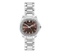 Sekonda Ladies Octaire Brown Dial Stainless Steel Watch