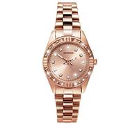 Sekonda Ladies' Stone Set Rose Gold Plated Bracelet Watch (One Size, Rose Gold)