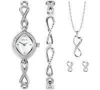 Sekonda 49056 Watch, Bracelet, Necklace And Earrings Gift Set - W32383