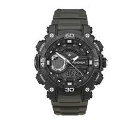 Sekonda Gents Malvern Grey Dial Digital Grey Plastic Strap Watch
