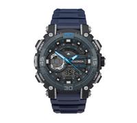 Sekonda Malvern Men's Analogue-Digital Blue Dial Blue Plastic Strap Watch