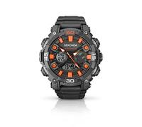 Sekonda Men's Digital Watch with Black Dial Digital Display and Grey Plastic Strap 1037.05