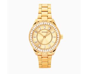 Sekonda Margot Ladies Stone Set Watch | Gold Case and Stainless Steel Bracelet | 40732