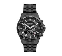 Sekonda Mens 44mm Chronograph Quartz Watch with Stainless Steel Bracelet Date Window 50m Water Resistant