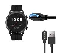 Sekonda Mens 45mm Smart Watch Charger, 2 Pin Magnetic USB Replacement, Compatible with Sekonda 1909 Smart Watch (Black)