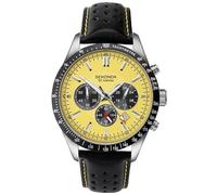 SEKONDA Unisex-Adult Chronograph Quartz Watch with Leather Strap 1395.27