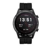 Sekonda Mens Active 45 mm Smart Watch - Black Rubber Strap Black
